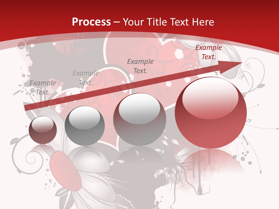 Grungy Petals Drip PowerPoint Template