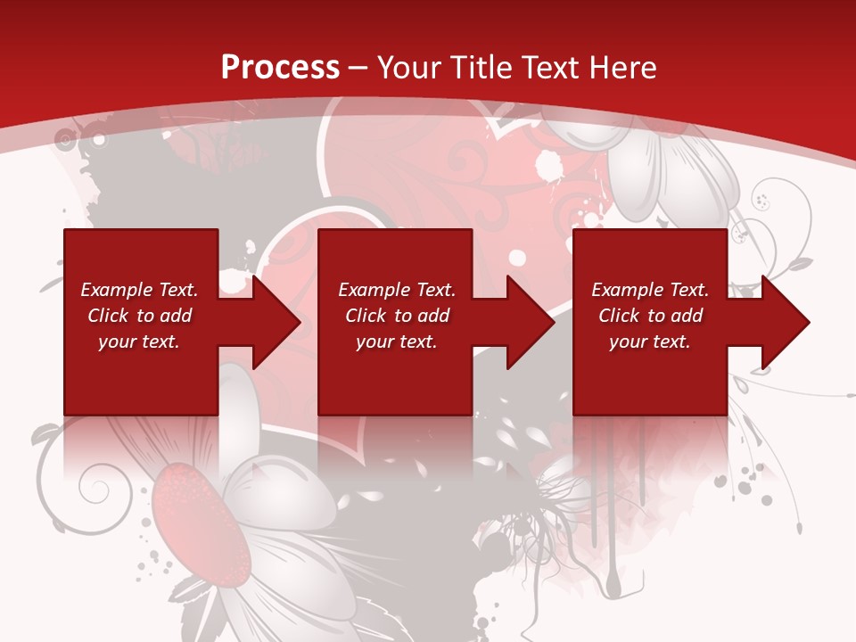 Grungy Petals Drip PowerPoint Template
