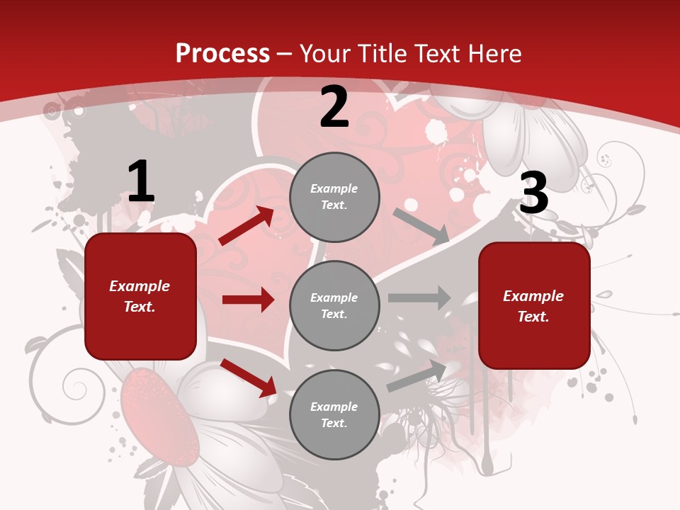 Grungy Petals Drip PowerPoint Template