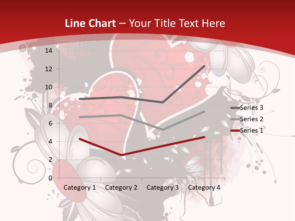 Grungy Petals Drip PowerPoint Template