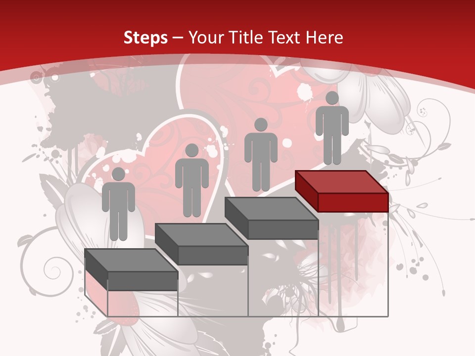 Grungy Petals Drip PowerPoint Template