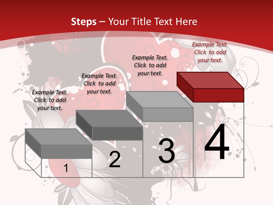 Grungy Petals Drip PowerPoint Template