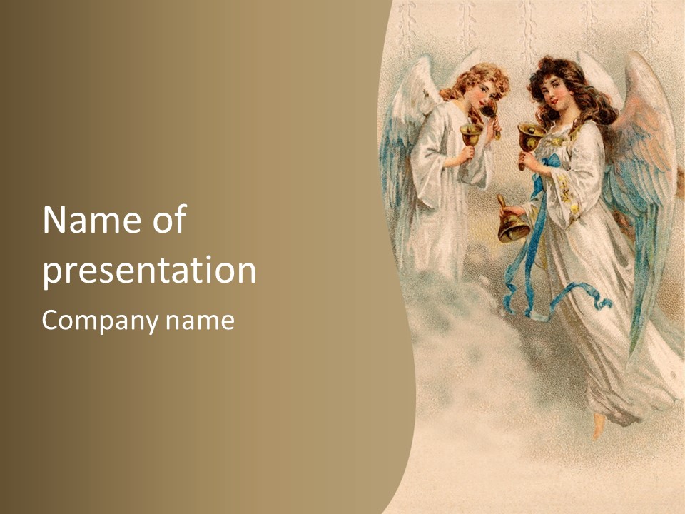 Ringing Vintage Victorian PowerPoint Template