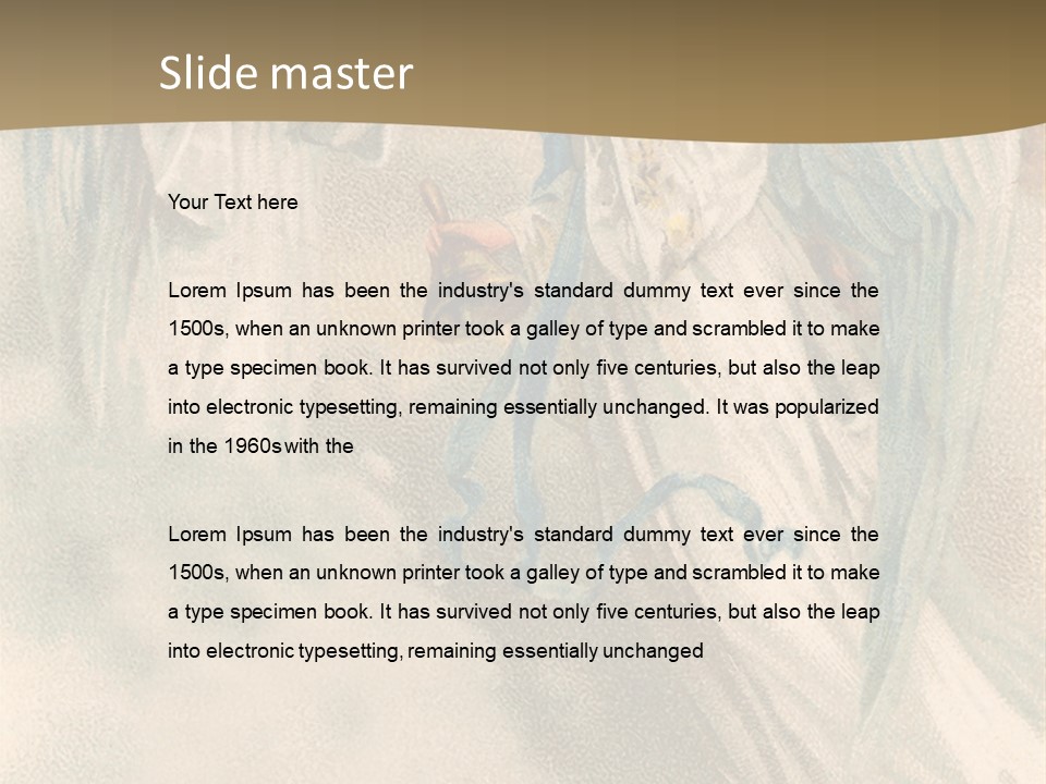 Ringing Vintage Victorian PowerPoint Template