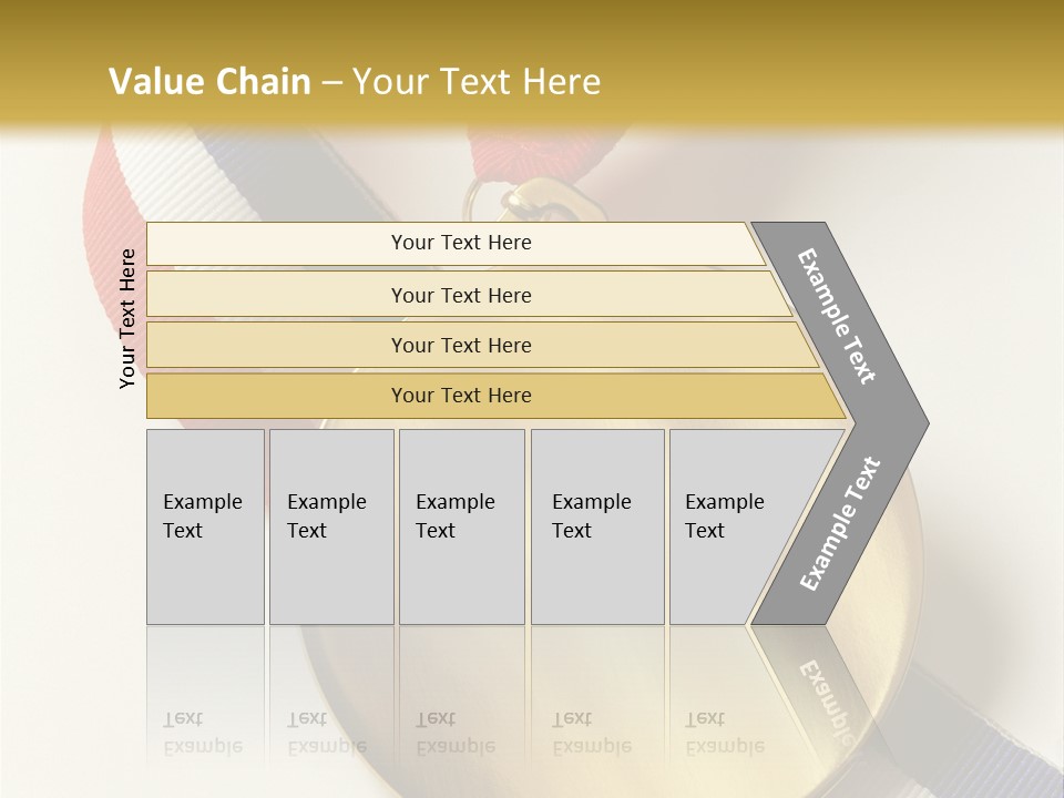 Medallion Symbol Isolated PowerPoint Template