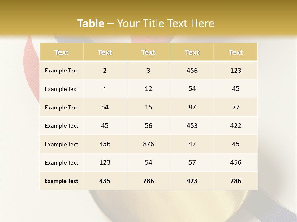 Medallion Symbol Isolated PowerPoint Template