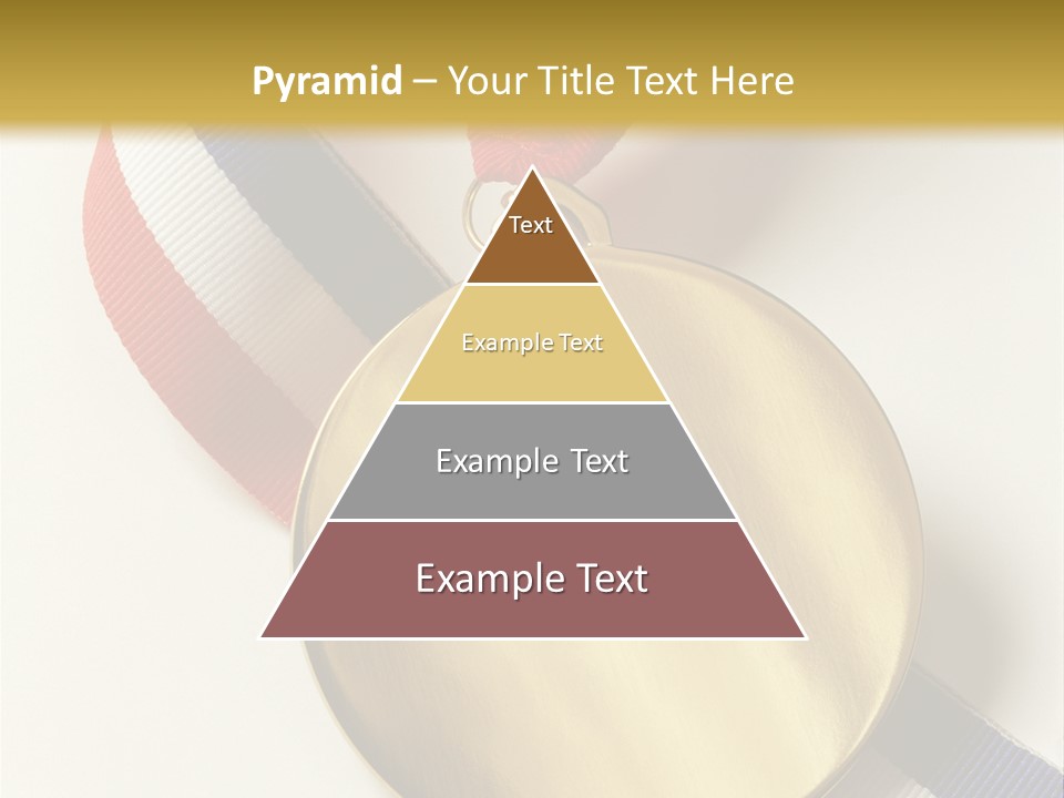 Medallion Symbol Isolated PowerPoint Template