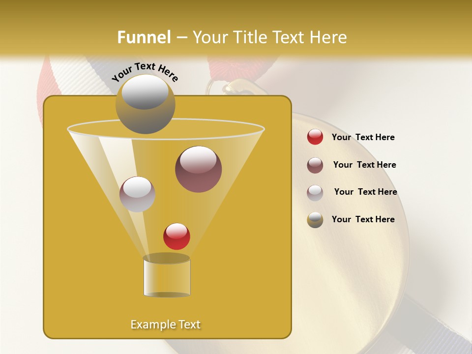 Medallion Symbol Isolated PowerPoint Template