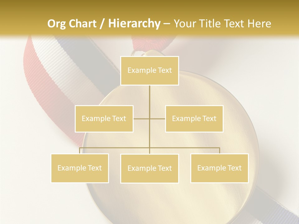 Medallion Symbol Isolated PowerPoint Template