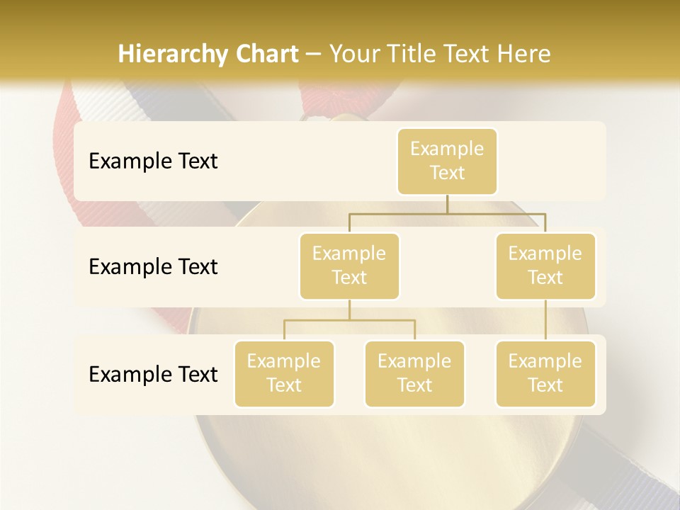 Medallion Symbol Isolated PowerPoint Template
