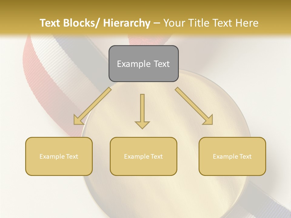 Medallion Symbol Isolated PowerPoint Template
