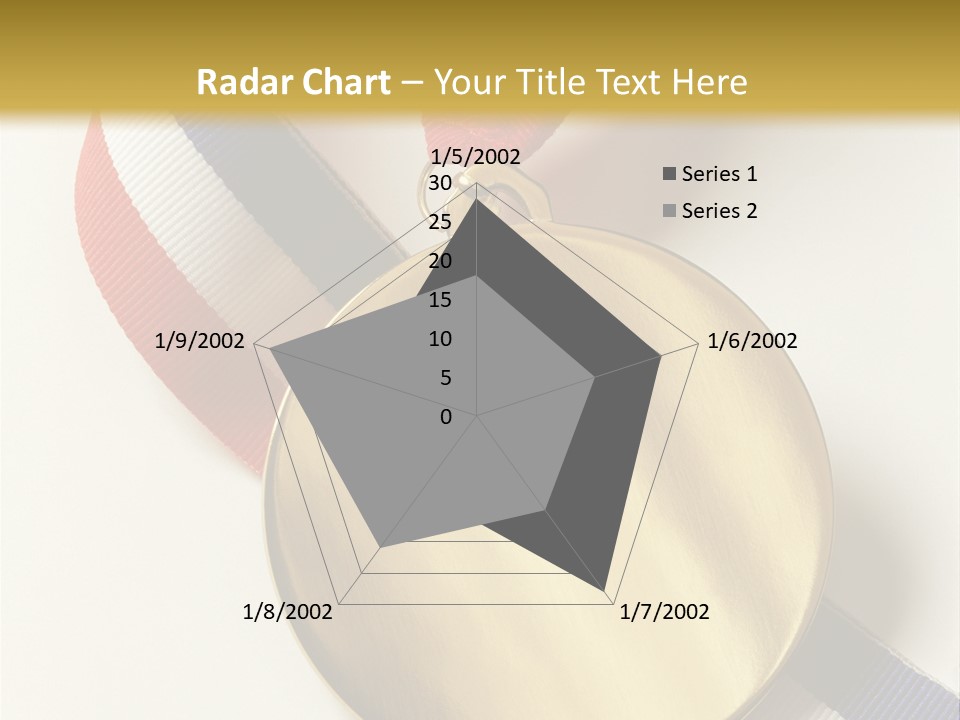 Medallion Symbol Isolated PowerPoint Template
