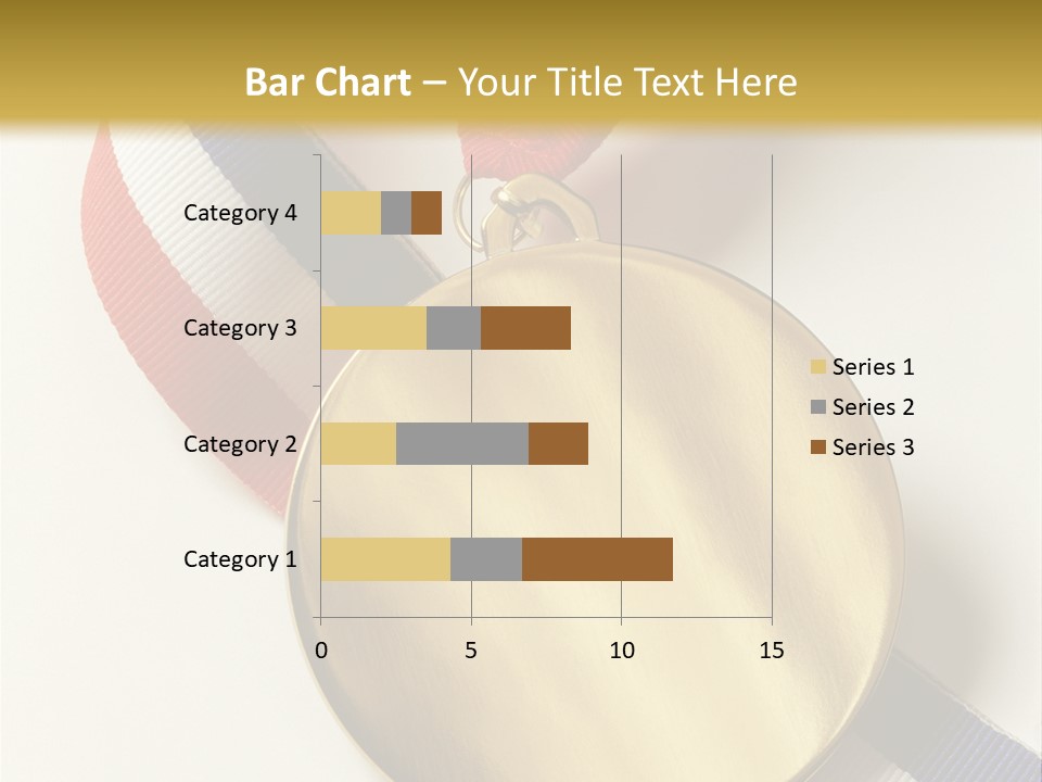 Medallion Symbol Isolated PowerPoint Template