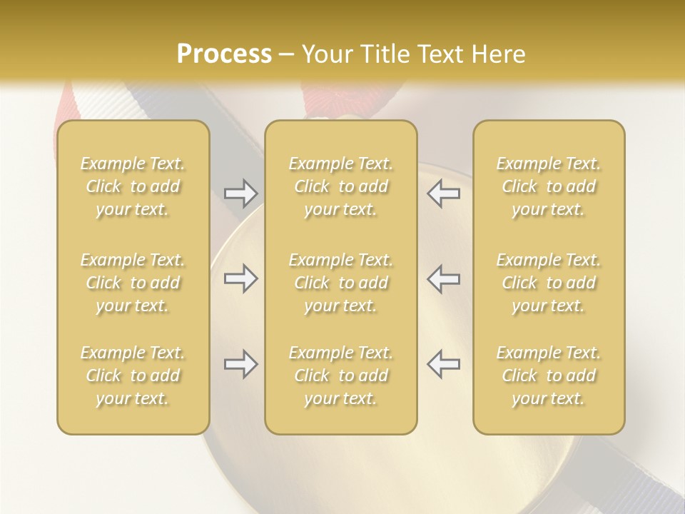 Medallion Symbol Isolated PowerPoint Template