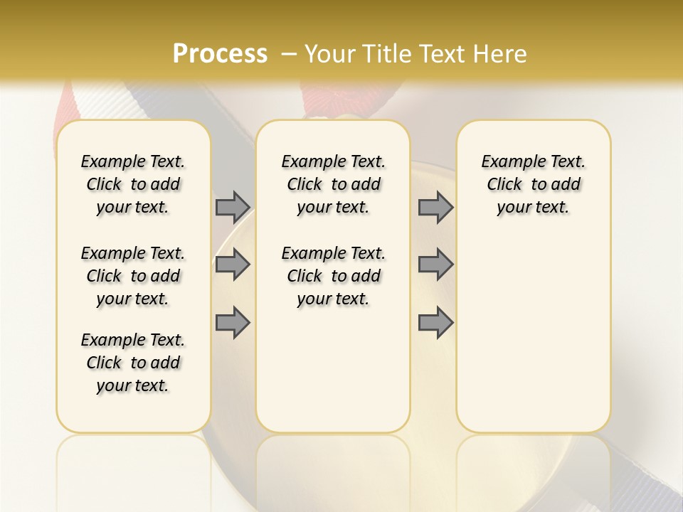 Medallion Symbol Isolated PowerPoint Template