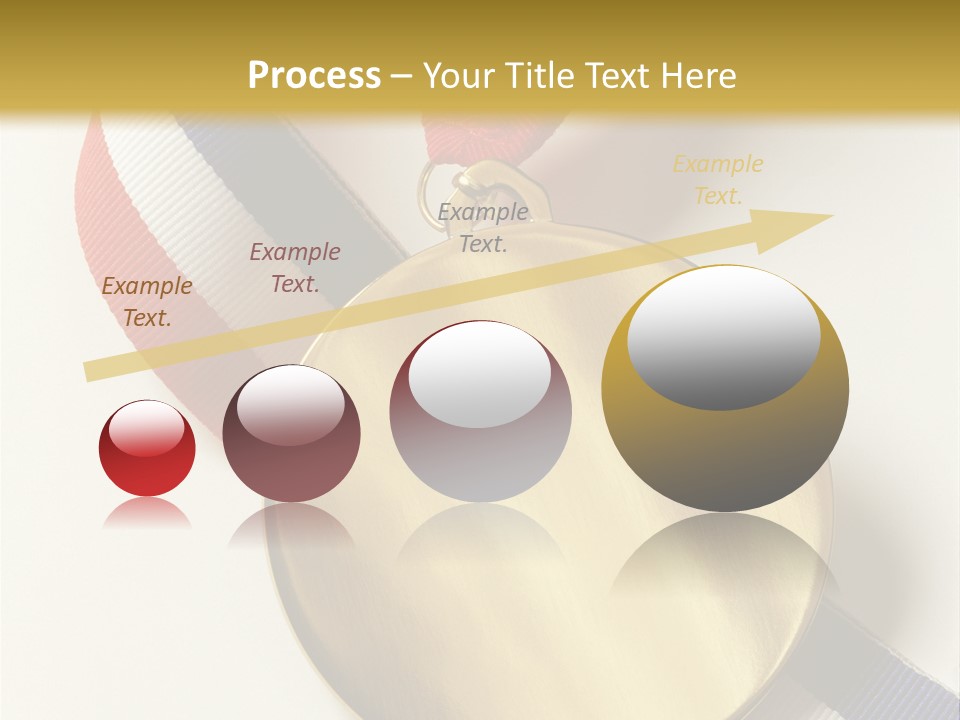 Medallion Symbol Isolated PowerPoint Template