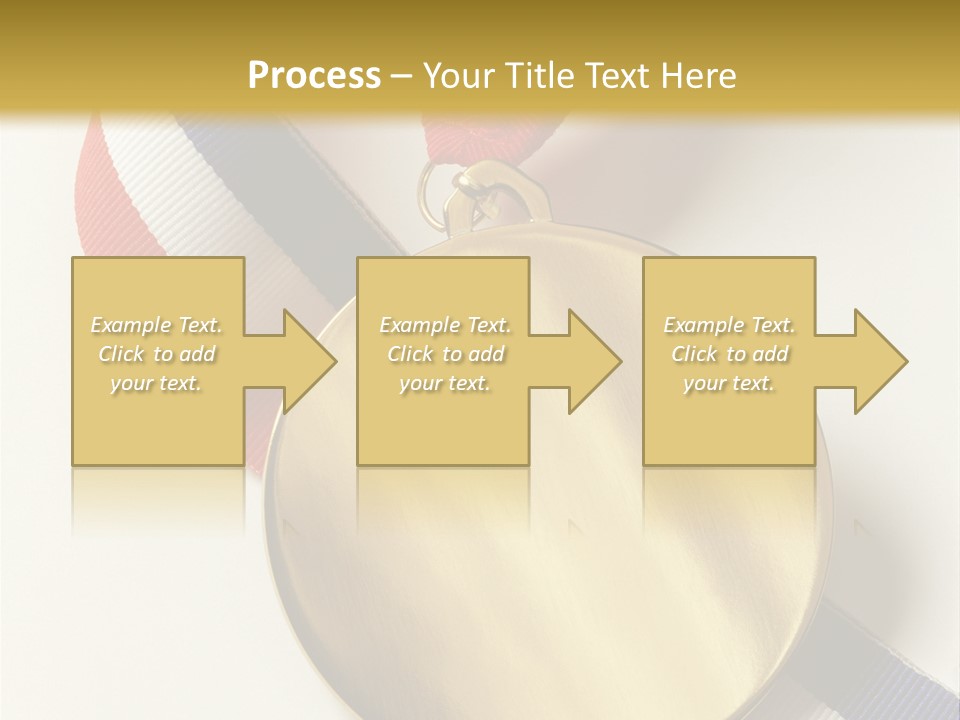 Medallion Symbol Isolated PowerPoint Template