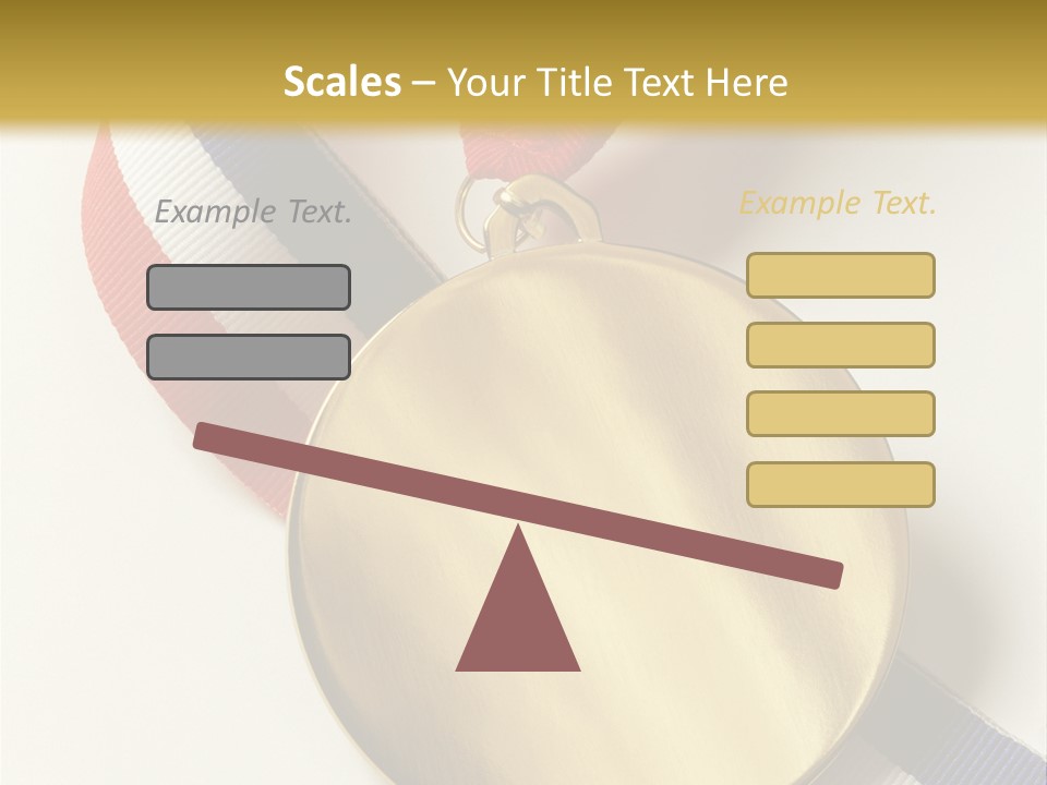 Medallion Symbol Isolated PowerPoint Template