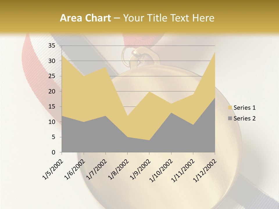 Medallion Symbol Isolated PowerPoint Template