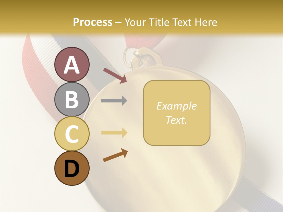 Medallion Symbol Isolated PowerPoint Template