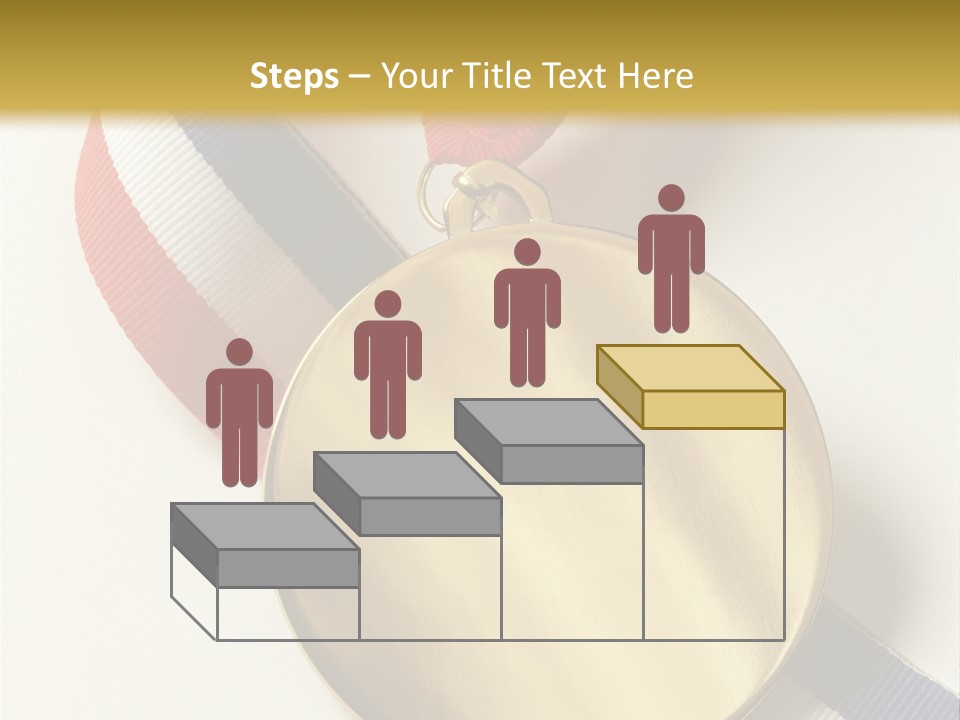 Medallion Symbol Isolated PowerPoint Template