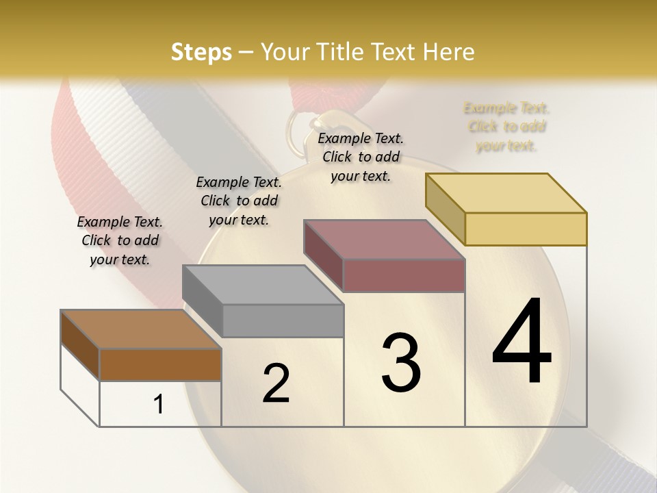 Medallion Symbol Isolated PowerPoint Template