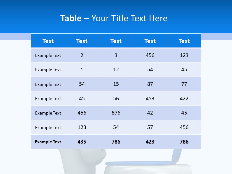 Sacks Company Inventories PowerPoint Template