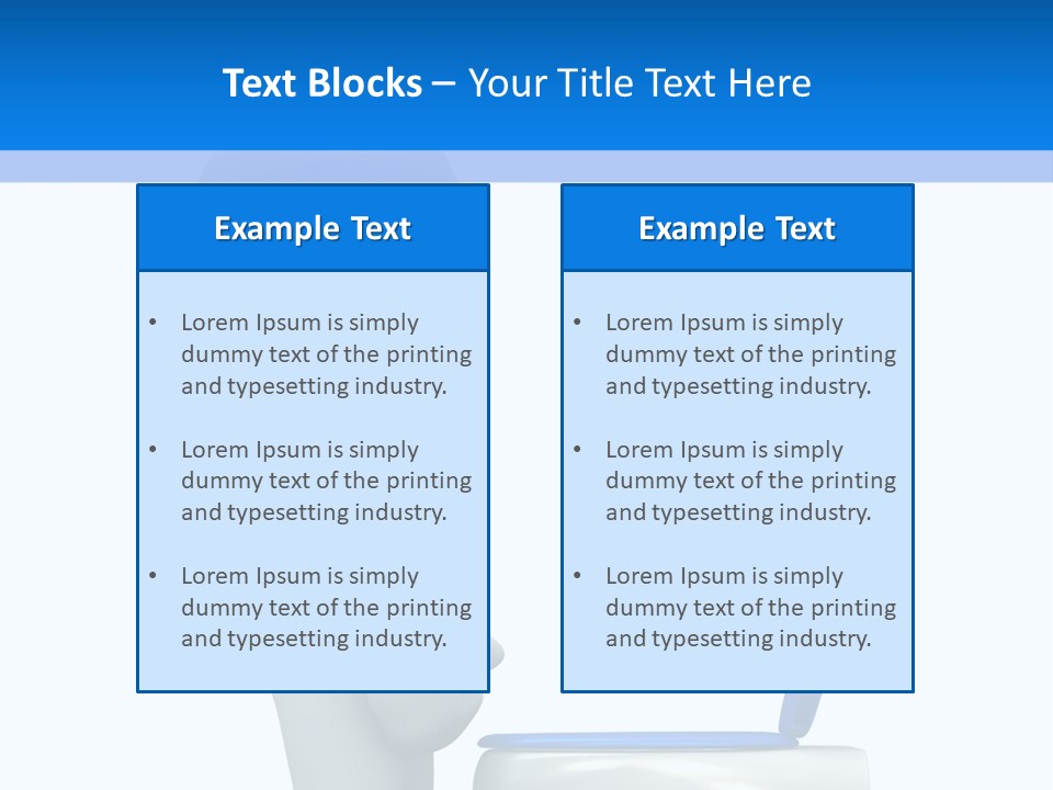 Sacks Company Inventories PowerPoint Template