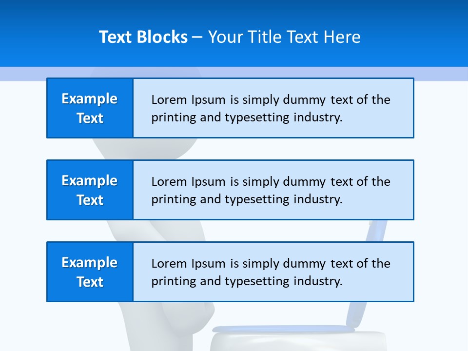 Sacks Company Inventories PowerPoint Template