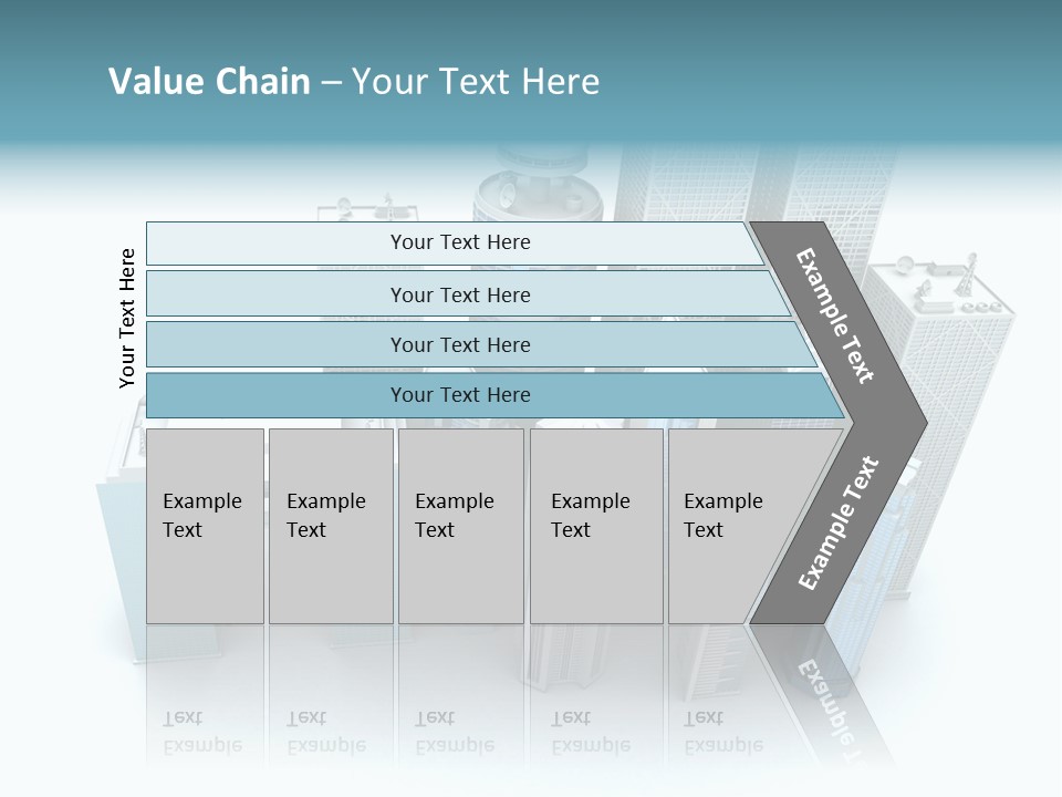 Skyline Blue Isolated PowerPoint Template