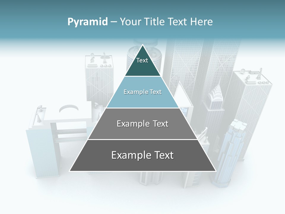 Skyline Blue Isolated PowerPoint Template