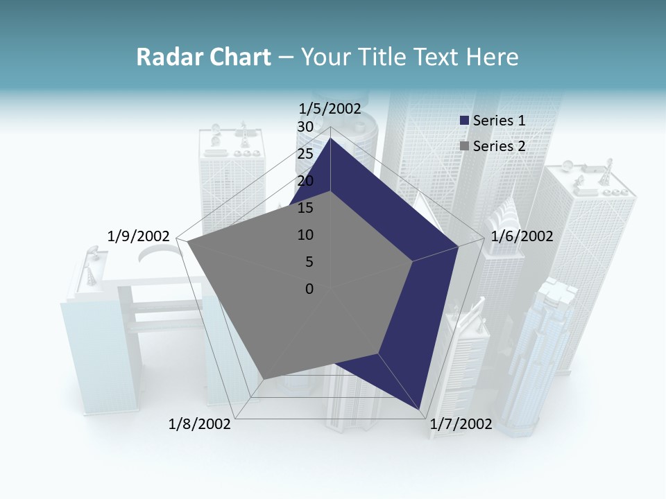 Skyline Blue Isolated PowerPoint Template