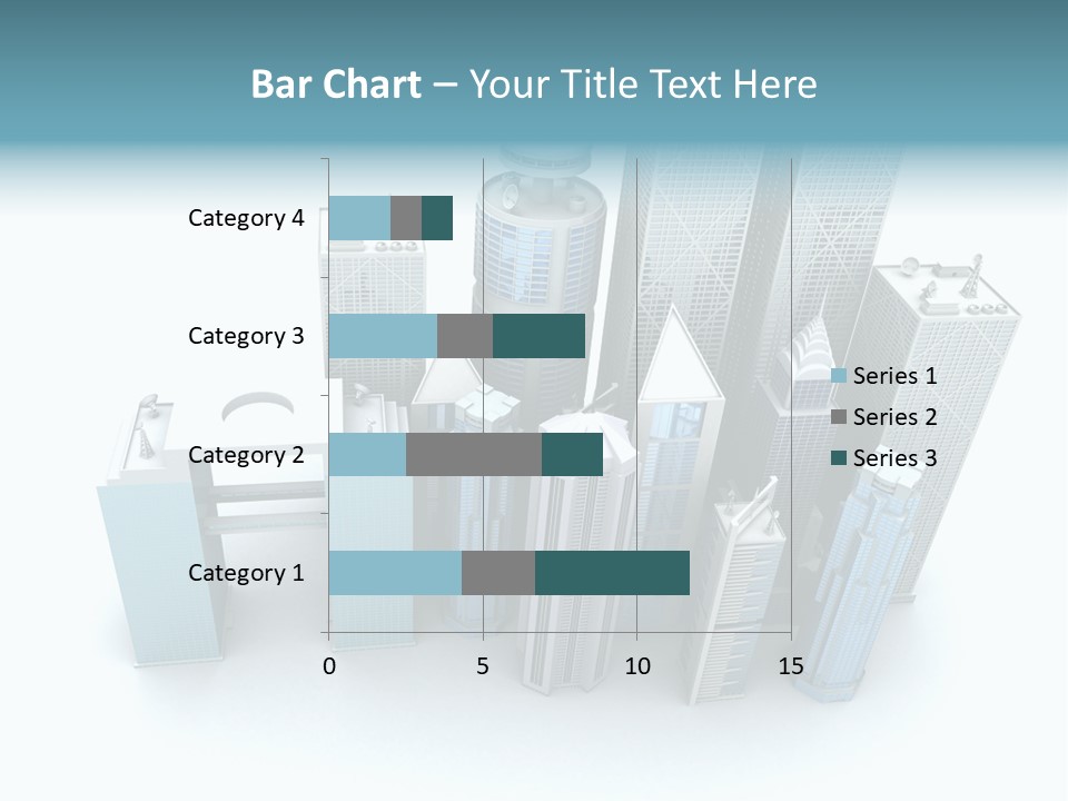 Skyline Blue Isolated PowerPoint Template
