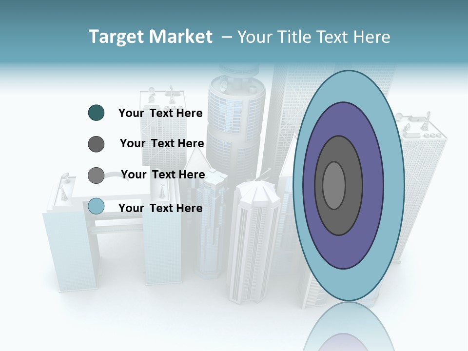 Skyline Blue Isolated PowerPoint Template