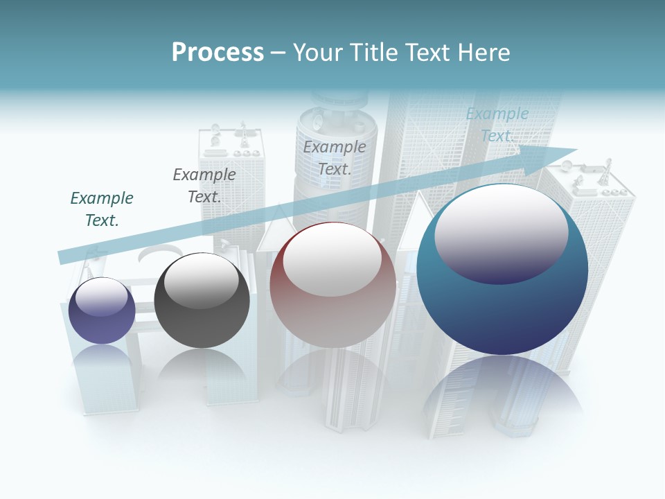 Skyline Blue Isolated PowerPoint Template