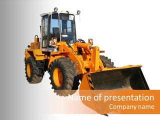 Digger Build Construct PowerPoint Template