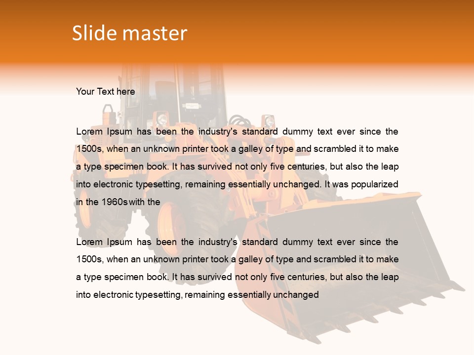 Digger Build Construct PowerPoint Template