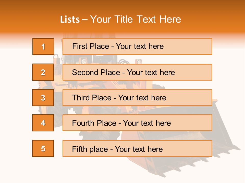 Digger Build Construct PowerPoint Template