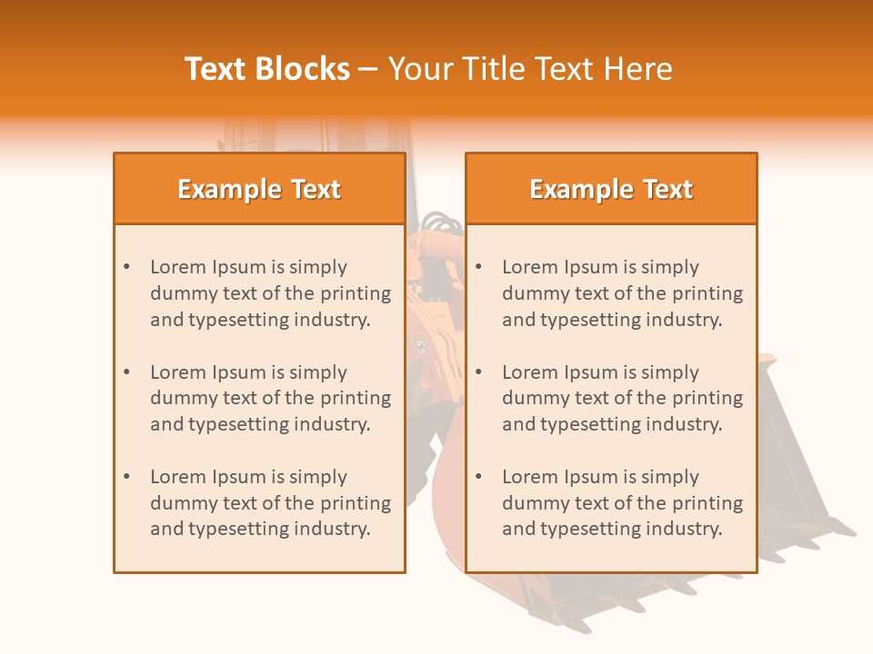 Digger Build Construct PowerPoint Template
