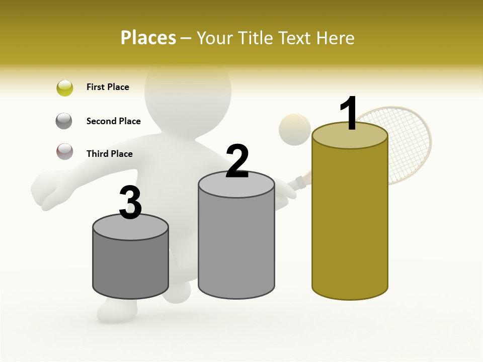 Energy Athlete Small PowerPoint Template