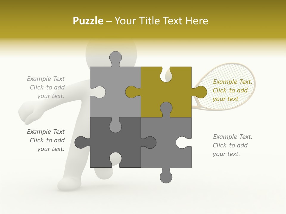 Energy Athlete Small PowerPoint Template