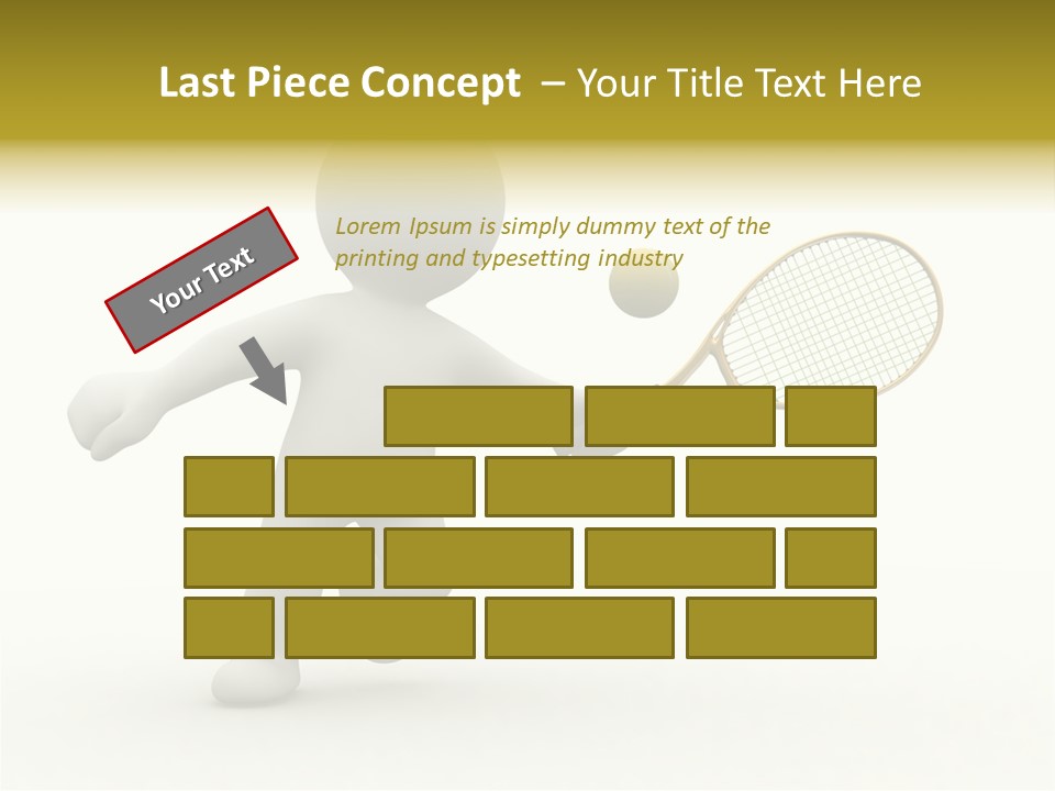 Energy Athlete Small PowerPoint Template