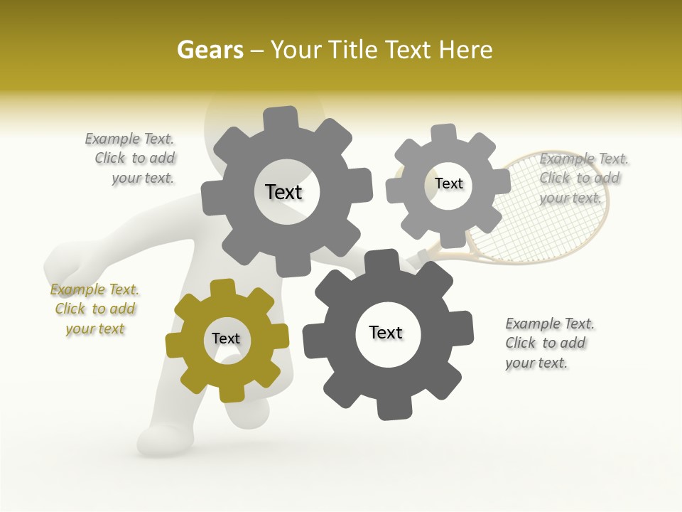 Energy Athlete Small PowerPoint Template