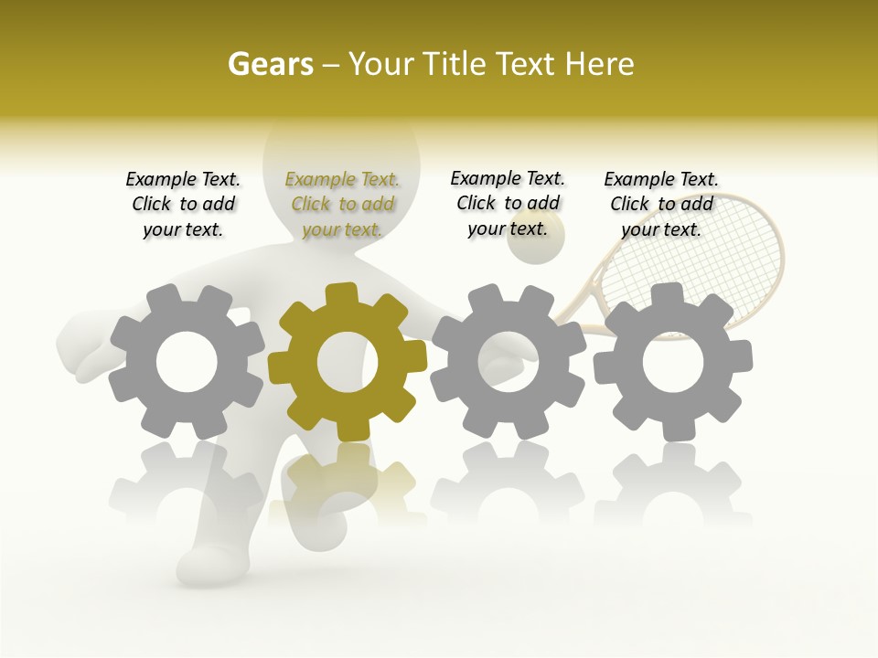 Energy Athlete Small PowerPoint Template