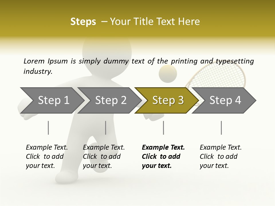 Energy Athlete Small PowerPoint Template