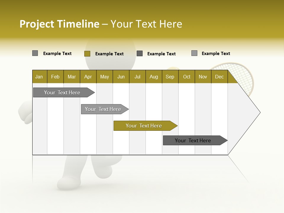 Energy Athlete Small PowerPoint Template