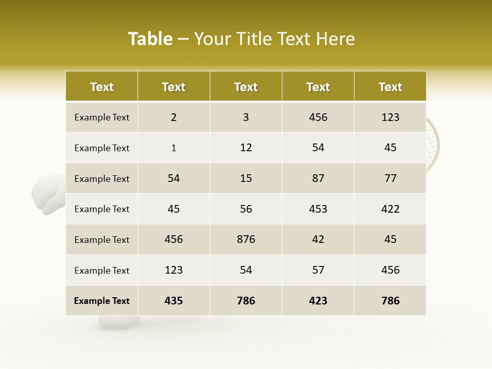Energy Athlete Small PowerPoint Template