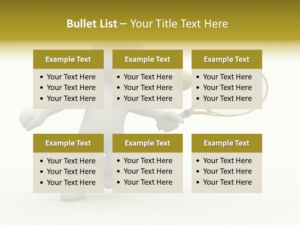 Energy Athlete Small PowerPoint Template