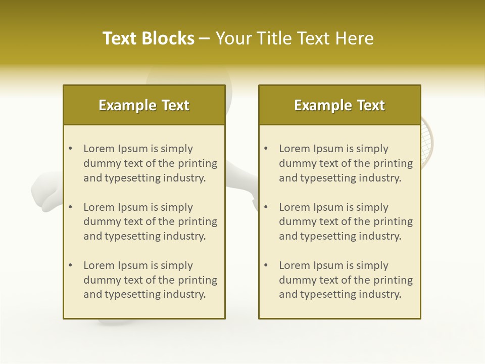 Energy Athlete Small PowerPoint Template