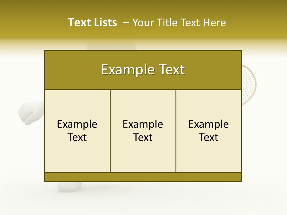 Energy Athlete Small PowerPoint Template